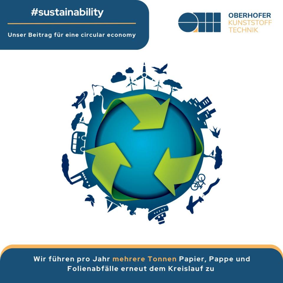 Sustainability Oberhofer Kunststofftechnik circular economy